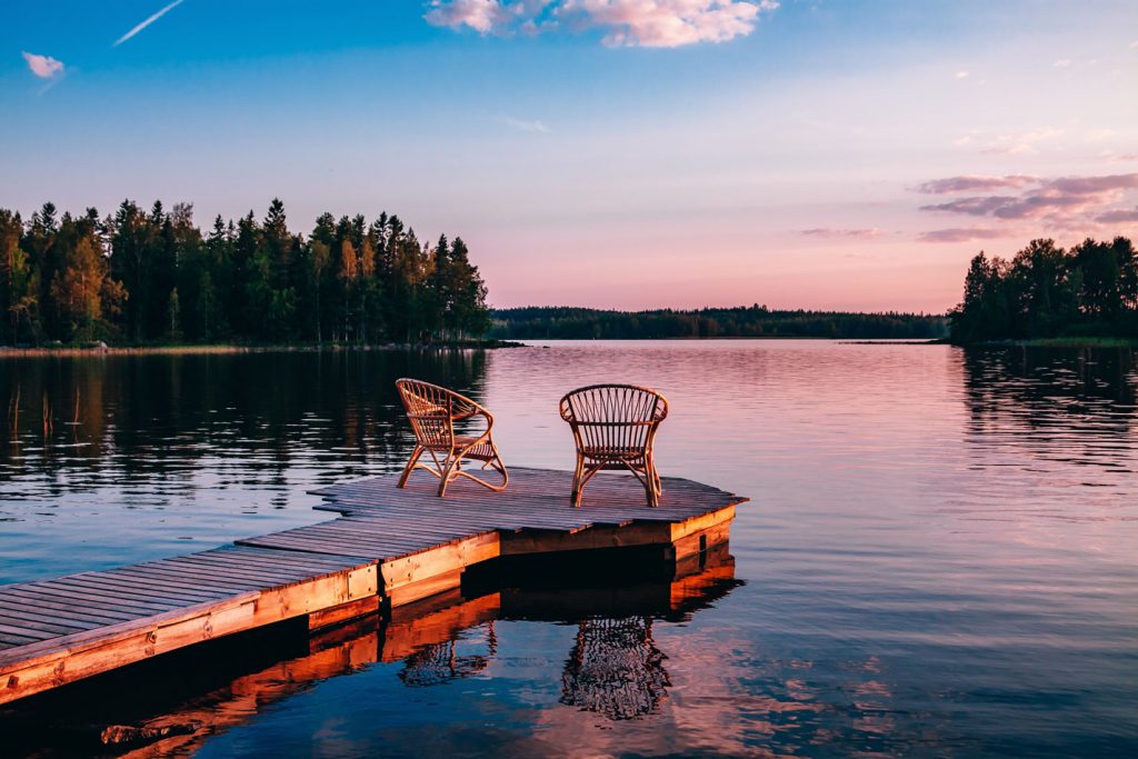 Lakefront vacation property